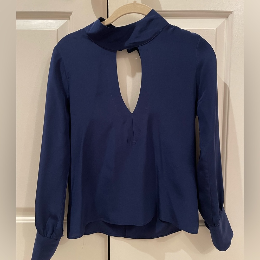 Emerson Thorpe navy blue blouse